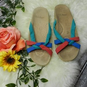L.L. Bean Vintage Women's Flip Flop Sandals Size 8